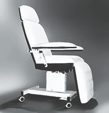 First electrically operated treatment chair