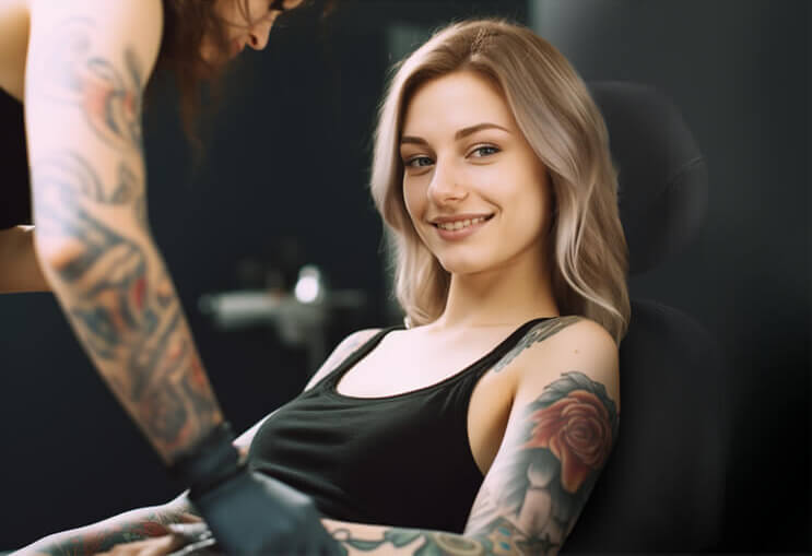 Behandlungsstuhl für Tattoo-Design